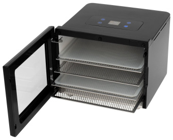 Сушка для фруктов и овощей Hyundai HYFD-1204 8под. 400Вт черный от магазина РЭССИ