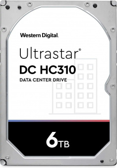 Жесткий диск WD SATA-III 6Tb 0B36039 HUS726T6TALE6L4 Server Ultrastar DC HC310 (7200rpm) 256Mb 3.5" от магазина РЭССИ