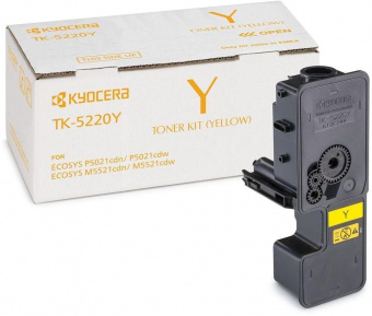 Картридж лазерный Kyocera 1T02R9ANL1 TK-5220Y желтый (1200стр.) для Kyocera P5021cdn/cdw, M5521cdn/cdw от магазина РЭССИ