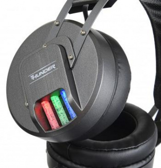 Наушники с микрофоном Оклик HS-L550G THUNDER черный 2.2м мониторные оголовье (1102302) от магазина РЭССИ