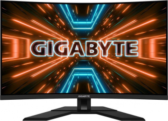 Монитор Gigabyte 31.5" M32QC черный VA LED 1ms 16:9 HDMI HAS 350cd 178гр/178гр 2560x1440 FreeSync Premium Pro DP 2K USB 7.8кг от магазина РЭССИ