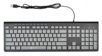 Клавиатура Оклик 480M черный/серый USB slim Multimedia от магазина РЭССИ