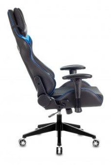 Кресло игровое Zombie VIKING 4 AERO черный/синий текстиль/эко.кожа с подголов. крестов. пластик от магазина РЭССИ