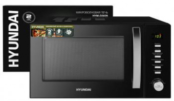 Микроволновая Печь Hyundai HYM-D3028 23л. 900Вт черный/серебристый от магазина РЭССИ