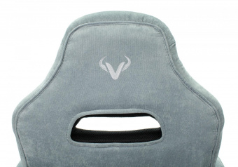 Кресло игровое Zombie VIKING 6 KNIGHT Fabric голубой с подголов. крестов. металл от магазина РЭССИ