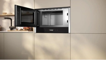 Микроволновая печь Neff NL4WR21N1 21л. 900Вт черный/нержавеющая сталь (встраиваемая) от магазина РЭССИ