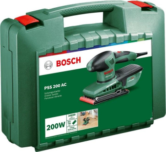 Вибро шлифовальная машина Bosch PSS 200 AC 200Вт жестк.кейс (0603340100) от магазина РЭССИ