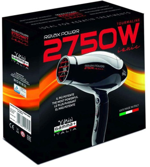 Фен Gamma Piu RELAX POWER ionic 2750Вт черный от магазина РЭССИ