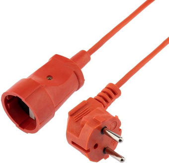 Удлинитель силовой PROconnect Pro-Uc (11-7106) 2x0.75кв.мм 1розет. 20м ПВС 6A без катушки оранжевый от магазина РЭССИ