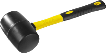 Чёрная резиновая киянка STAYER 900 г 2054-90 от магазина РЭССИ