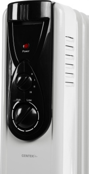 Радиатор масляный Centek CT-6200 1500Вт белый от магазина РЭССИ