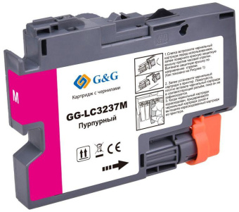 Картридж струйный G&G GG-LC3237M пурпурный (18.4мл) для Brother HL-J6000DW/J6100DW от магазина РЭССИ