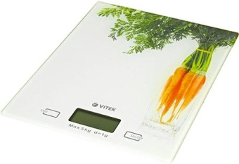 Весы кухонные электронные Vitek Orange VT-2418 макс.вес:5кг рисунок от магазина РЭССИ