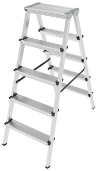 Двухсторонняя стремянка Новая Высота 2х5 ступеней 1120205 от магазина РЭССИ