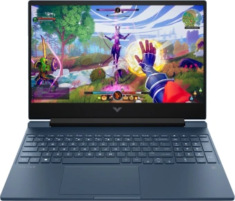 Ноутбук HP Victus 15-fa1041ci Core i5 13500H 16Gb SSD512Gb NVIDIA GeForce RTX 3050 6Gb 15.6" IPS FHD (1920x1080) Free DOS blue WiFi BT Cam (8F5J5EA) от магазина РЭССИ