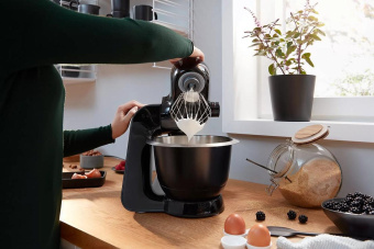 Кухонная машина Bosch MUM59N26CB планетар.вращ. 1000Вт черный от магазина РЭССИ