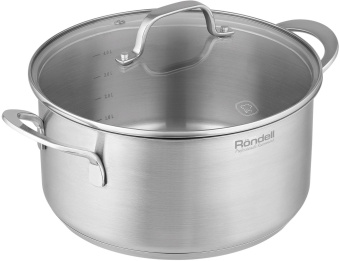 Кастрюля Rondell Asset RDS-1707 4.8л. d=24см (с крышкой) стальной от магазина РЭССИ