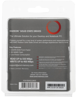 Накопитель SSD AMD SATA 128GB R5MS128G5 Radeon R5 mSATA от магазина РЭССИ