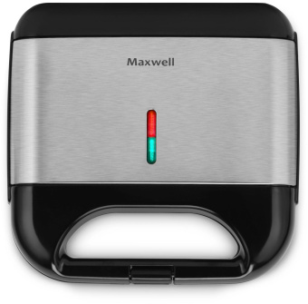 Сэндвичница Maxwell MW-1553 800Вт стальной/черный от магазина РЭССИ