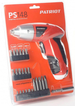 Отвертка аккум. Patriot PS 148 аккум. патрон:держатель бит 1/4" (180201305) от магазина РЭССИ