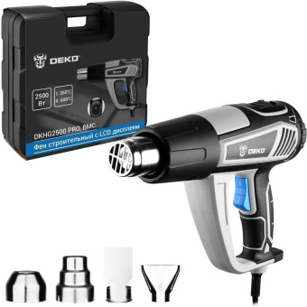 Технический фен Deko DKHG2500 PRO 2500Вт темп.350/600С (085-1078) от магазина РЭССИ
