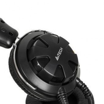 Наушники с микрофоном A4Tech HS-28 черный 2.2м накладные оголовье (HS-28 (BLACK+GREY)) от магазина РЭССИ