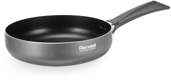 Сковорода Rondell Strike RDA-1356 круглая 28см покрытие: Xylan Plus ручка несъемная (без крышки) серый от магазина РЭССИ