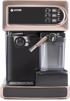 Кофеварка рожковая Vitek VT-1517 GD 1238Вт золотистый от магазина РЭССИ