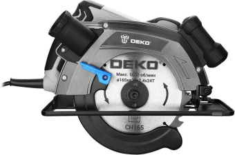 Циркулярная пила (дисковая) Deko CSDK-1500 PRO 1500Вт (ручная) D диска.:165мм (085-1150) от магазина РЭССИ
