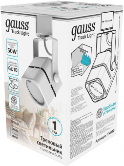 Система трековая Gauss TR010 белый от магазина РЭССИ