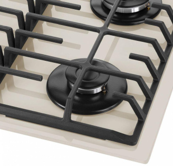 Газовая варочная поверхность Maunfeld EGHG.64.6CBG/G бежевый от магазина РЭССИ