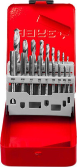 Набор метчиков и сверл Зубр 28115-H18_z01 18 предметов (жесткий кейс) от магазина РЭССИ