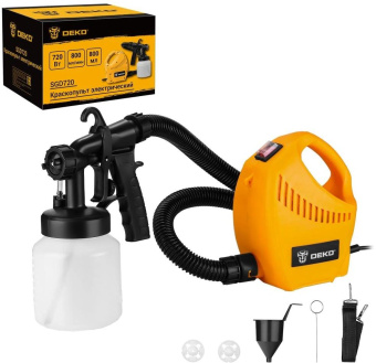 Краскопульт Deko SGD720 720Вт 650мл/мин от магазина РЭССИ