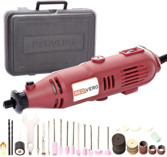 Многофункциональная прямошлифовальная машина REDVERG RD-MG150C в кейсе 6621693 от магазина РЭССИ