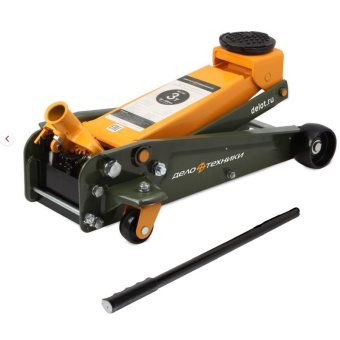 Подкатной домкрат Дело Техники двухплунжерный 3 тонны 85—500 мм 904433 от магазина РЭССИ