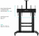Картинка Подставка для телевизора Onkron TS2811 черный 60"-100" макс.147.8кг напольный мобильный от магазина РЭССИ Подставка для телевизора Onkron TS2811 черный 60"-100" макс.147.8кг напольный мобильный от магазина РЭССИ