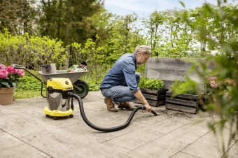Строительный пылесос Karcher WD 3-18 S V-17/20 (уборка: сухая/влажная) желтый от магазина РЭССИ