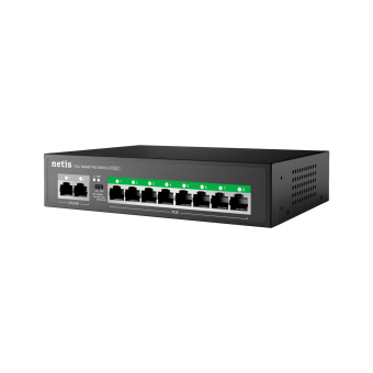 Коммутатор Netis P110GC 10G 8PoE+ 100W неуправляемый от магазина РЭССИ