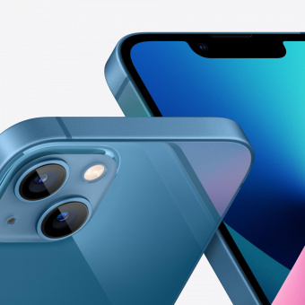 Смартфон Apple A2634 iPhone 13 128Gb 4Gb синий моноблок 3G 4G 2Sim 6.1" 1170x2532 iOS 16 12Mpix 802.11 a/b/g/n/ac/ax NFC GPS GSM900/1800 GSM1900 TouchSc Protect от магазина РЭССИ