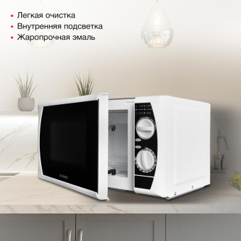 Микроволновая Печь Starwind SMW2920 17л. 700Вт белый/черный от магазина РЭССИ