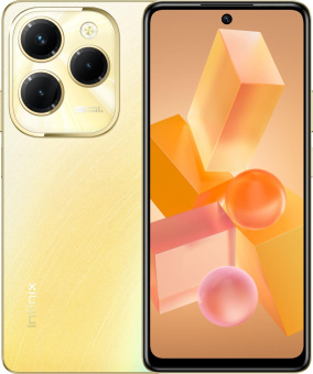 Смартфон Infinix X6837 Hot 40 Pro 256Gb 8Gb золотой моноблок 3G 4G 2Sim 6.78" 1080x2460 Android 13 108Mpix 802.11 a/b/g/n/ac NFC GPS GSM900/1800 GSM1900 TouchSc Protect FM A-GPS Micro SD max1024Gb от магазина РЭССИ
