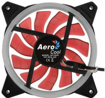 Вентилятор Aerocool Rev Red 120x120mm 3-pin 15dB 153gr LED Ret от магазина РЭССИ