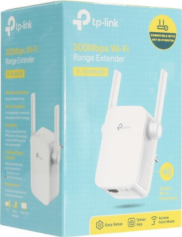 Повторитель беспроводного сигнала TP-Link TL-WA855RE N300 10/100BASE-TX белый от магазина РЭССИ