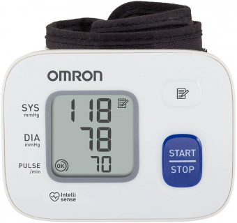 Тонометр автоматический Omron RS2 (HEM-6121-RU) от магазина РЭССИ