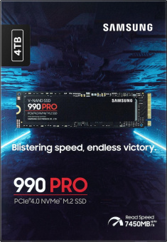 Накопитель SSD Samsung PCIe 4.0 x4 4TB MZ-V9P4T0BW 990 Pro M.2 2280 от магазина РЭССИ