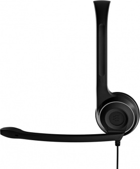 Наушники с микрофоном Epos Sennheiser PC 8 USB черный 2м накладные USB оголовье (1000432) от магазина РЭССИ