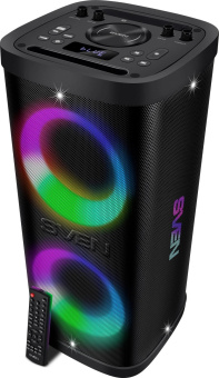 Колонка порт. Sven АС PS-930 черный 150W 1.0 BT/3.5Jack 7200mAh (SV-022402) от магазина РЭССИ