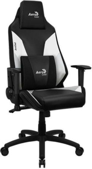 Кресло игровое Aerocool Admiral черный/белый сиденье черный эко.кожа с подголов. крестов. нейлон от магазина РЭССИ