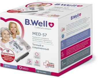 Тонометр запястный B.Well MED-57 от магазина РЭССИ