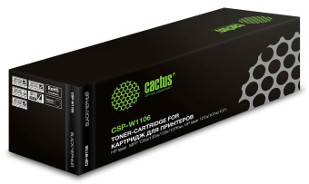 Картридж лазерный Cactus CSP-W1106X черный (3000стр.) для HP Laser 107a/107r/107w/135a MFP/135r MFP/135w MFP/137fnw MFP от магазина РЭССИ